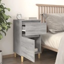 vidaXL Nočný stolík, farba šedá dub sonoma, 40x35x70 cm Hĺbka nábytku 1 cm