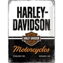 Металлический Постер 30х40 Harley-Davidson 3D!! Подарок