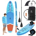 TSUNAMI SUP BOARD НАДУВАННАЯ ДОСКА ДЛЯ ВЕСЛА ВЕСЛО ДЛЯ ПЛАВАНИЯ КАЯК 320 СМ