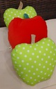 Poduszka dekoracyjna jabłko bawełna Materiał wypełnienia włókna silikonowe