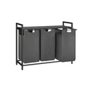 Корзина для белья Лофт с 3 отделениями.