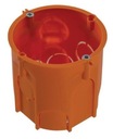ОРАНЖЕВАЯ КОРОБКА ДЛЯ ВСТРАИВАННОГО МОНТАЖА WKR 110 ШТ.