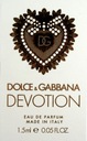 Dolce & Gabbana Devotion 1,5 мл пробник в концентрации Edp