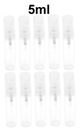 10x Fiolka szklana 5ml ZAKRĘCANY atomizer perfumy