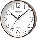 Nástenné hodiny Perfect odtiene hnedej 22,4cm + AA batérie 1ks.