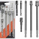 НАБОР ПЕРЕХОДНИКОВ ПЕРЕХОДНИК ДЛЯ ШЕСТИГРАННЫХ НАСАДОК 1/4 3/8 1/2