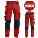 Брюки рабочие мужские по охране труда Dassy Dynax Red 48