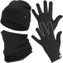 4F ПЕРЕХОДНЫЙ КОМПЛЕКТ МУЖСКАЯ ЖЕНСКАЯ ЗИМНЯЯ ШАПКА И ПЕРЧАТКИ KZ03 S/M