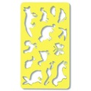 Шаблон рисунка ЖИВОТНЫЕ Контуры КОХ-И-НООР