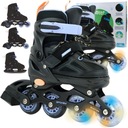 Роликовые коньки Quattro 4in1, хоккейные коньки для детей с регулировкой 34-37