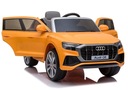 Автомобиль на аккумуляторе AUDI Q8 Пульт дистанционного управления Кожаный USB Оранжевый