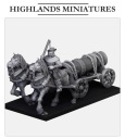 Галльский бомбардир на колеснице - x1 - Highlands Miniatures