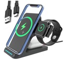 Беспроводное индуктивное зарядное устройство QI USB-C для Samsung s21 S20+ Buds Watch 15 Вт