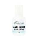 Lepidlo Štetec na nechty Zirkón Tips Ozdoby Nail Glue Silný Clear 7,5 g