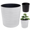 ЦВЕТОЧНЫЙ ГОРШОК МАЛЬВА-ЛАМЕЛА, ДИАМ. 25, БЕЛОЕ ДОЛОТО.