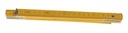 MIARA SKŁADANA DREWNIANA 2M ŻÓŁTA 26C012 TOP TOOLS
