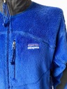 Patagonia fleecová trekingová bunda mikina bunda pánsky medvedík Veľkosť XL Odtieň kobaltový