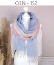 Большой женский шарф SHADED SCARF шарф с бахромой ВЕСНА - ЦВЕТА OMBRE