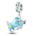 CHARMS BEADS ZAWIESZKA ZNAK ZODIAKU BYK S925