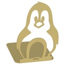 Подставка для книг Золотой Пингвин БИБЛИОТЕКА