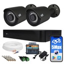 ВИДЕОМОНИТОРИНГ 5MPX 2 СЕРЫЕ КАМЕРЫ P2P ПРЕДВАРИТЕЛЬНЫЙ ПРОСМОТР