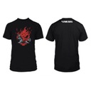 Cyberpunk 2077 — черная футболка самурая — S