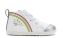 Detské topánky Bobux Alley-Oop White + Silver + Rainbow veľ.. 23