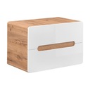 Узкая тумба под умывальник ARUBA WHITE 829