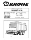 Krone TITAN 6/50...R/54 (GL), 6/44, R/48 (GD) - инструкция по эксплуатации PL