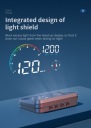 4,5″ OBD+GPS HUD M24 PREDK. TACHOMETR TEMP EAU COMPTEUR LED UNIWERS. 800X480photo 10
