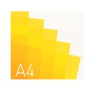 Прозрачная желтая передняя переплетная фольга