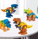 Zeataw Dinosaurus Vzdelávacie Hračky Bloky Skrutkovač Vek dieťaťa 3 roky +