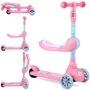 JEŹDZIK HULAJNOGA BALANSOWA DLA DZIECI 2w1 MoMi KIURU Z SIODEŁKIEM KOŁA LED