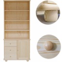 СОСНОВАЯ КНИЖНАЯ ПОЛКА, ДЕРЕВЯННАЯ БИБЛИОТЕКА