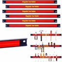 МАГНИТНАЯ ПОЛОСКА МАГНИТНАЯ ПОЛОСКА ДЛЯ ИНСТРУМЕНТОВ 6 ШТ. ДЛИНА 46 см