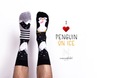 Farebné ponožky NANUSHKI Penguin On Ice 40-43 Počet kusov v súprave 1