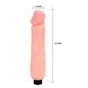 Wibrator penis naturalny z żyłkami elastyczny 23cm Marka Baile