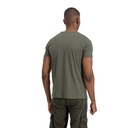 Tričko Alpha Industries Small Logo Basic 188505 142 Tmavoolivové S Hlavný materiál bavlna