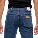 WRANGLER Texas pánske džínsové nohavice rovné W34 L32 Dominujúci vzor bez vzoru