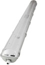 Герметичный светодиодный светильник 2х150 листовой металл + 2х светодиодные люминесцентные лампы Гаражный комплект