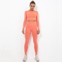 Joga Pilates Oblečenie pre ženy 2 Crop Top Set,M Dominujúca farba viacfarebná