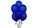Латексные шары, пастельные темно-синие, средние, 25x