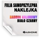 FOLIA SAMOPRZYLEPNA Z NADRUKIEM KOLOR + LAMINACJA