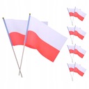 Флаги Польский флаг Польши 30х20 40см 10 шт.