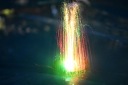 СОЛНЕЧНЫЙ ФОНТАН ДЛЯ ПРУДА С СВЕТОДИОДАМИ RGB