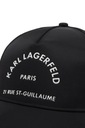 Czapka z Daszkiem Karl Lagerfeld Czarna Logo KARL Kod producenta 235W3411/RSG NYLON CAP/A999 BLACK