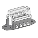 BLOQUE FUSIBLE PLANO DE 4 POSICIONES 