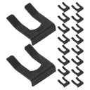 20PCS ЧОРНИЙ МЕТАЛ U-SHAPED BRAKE ТРОСА RETAINER CLIPS HEAVY-DUTY  фото 6