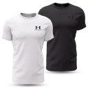 Мужская футболка Under Armour Fut Shirt быстро высушивая хлопковое спорт 2Pak Set #1
