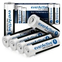 10x БАТАРЕИ ЩЕЛОЧНЫЕ БАТАРЕИ everActive Pro ALKALINE LR06 R6 AA
